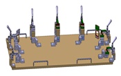 MCLaren tensioning device for laser cutting machine 3