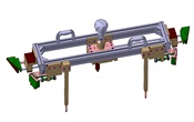 Rolls Royce bonnet assembling jig