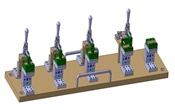 MCLaren tensioning device for laser cutting machine 2